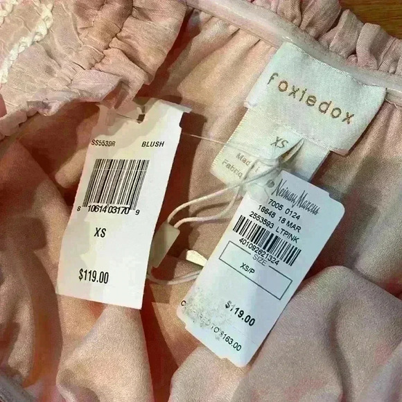 Elegant Pink Off-Shoulder Dress - Picture 5 of 9